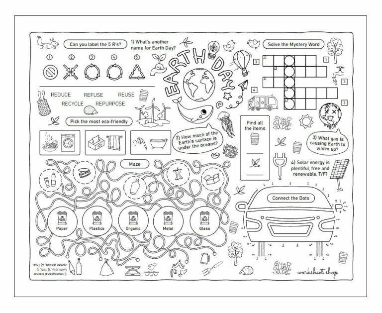 Worksheet Shop | Free Printable Worksheets for Kids 4-8