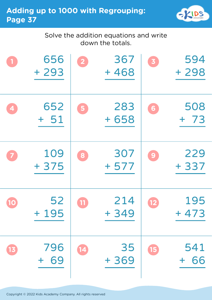 printable addition worksheet pdf