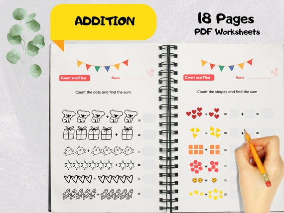 Printable Addition Worksheet PDF  