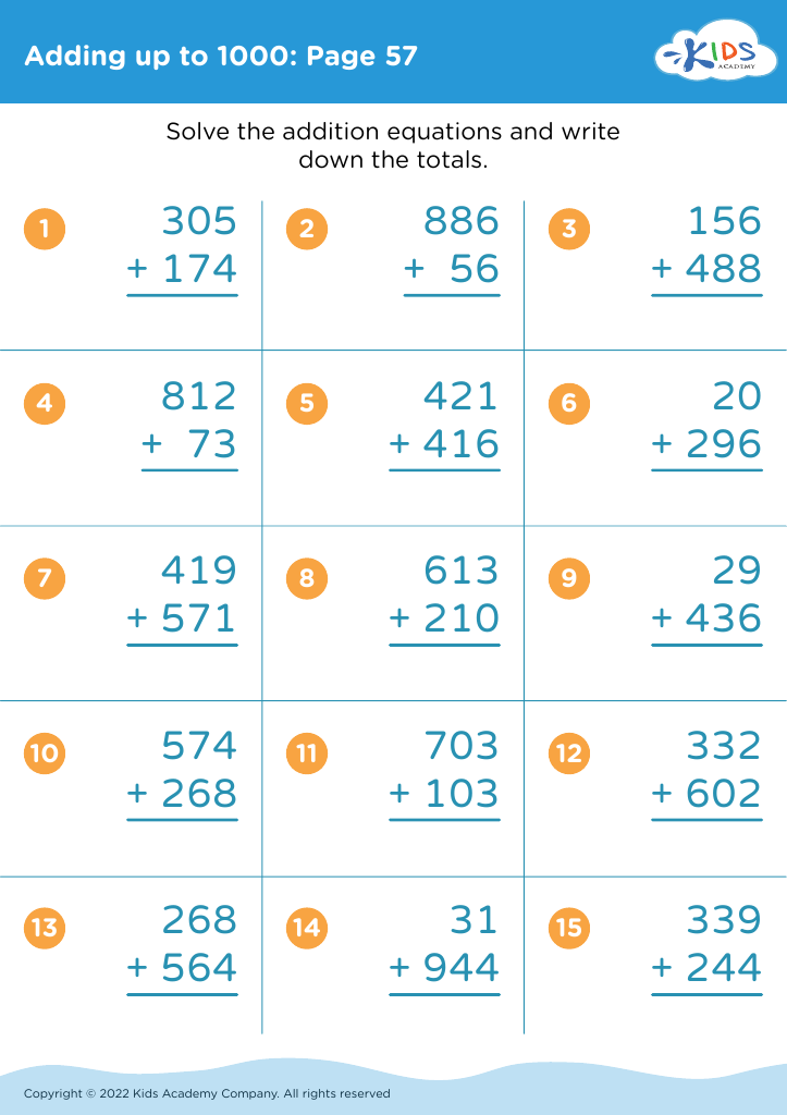 printable addition worksheets for grade 3
