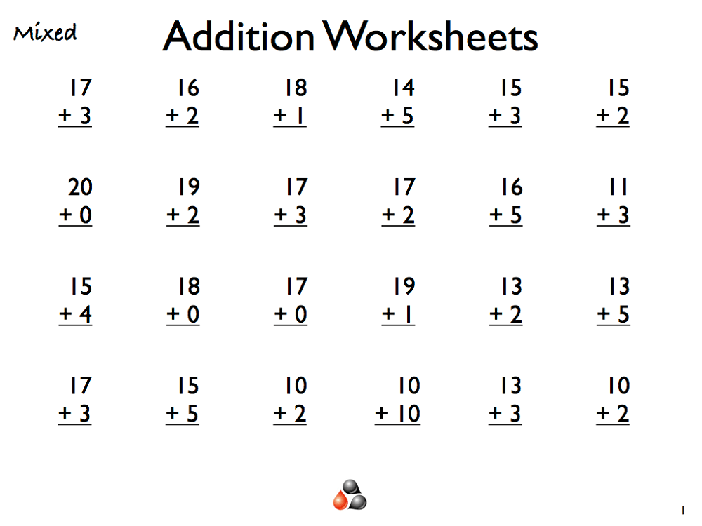 printable addition worksheets with pictures