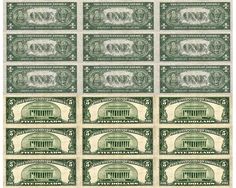 printable ag doll money