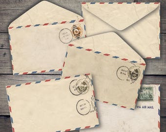 printable airmail stationery