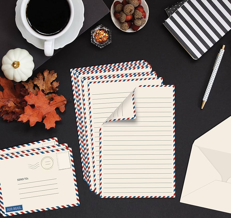 printable airmail stationery