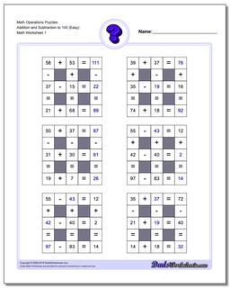 printable algebra puzzles
