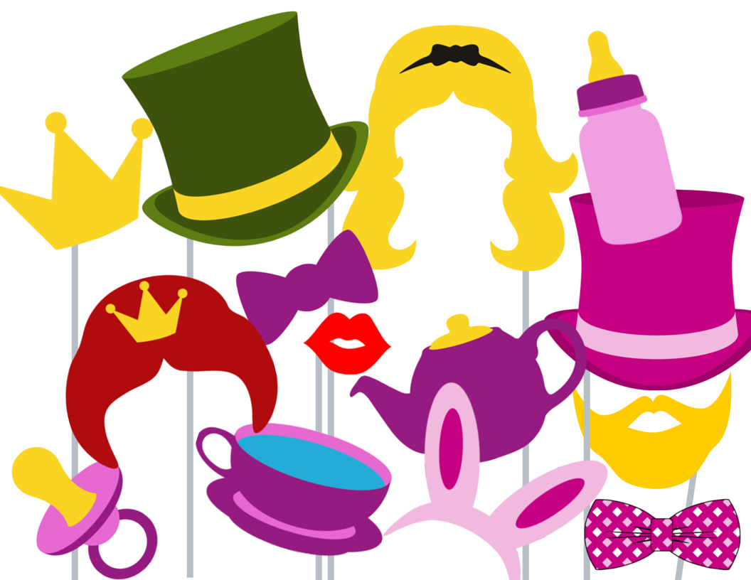 printable alice in wonderland photo booth props