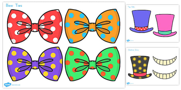 printable alice in wonderland photo booth props
