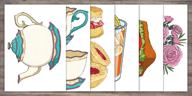 Tea Party Photo Booth Props | Twinkl Party (teacher made)