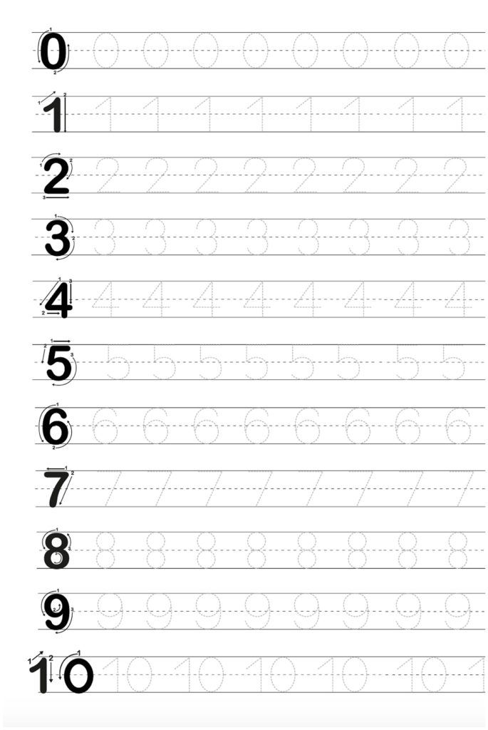 printable alphabet and number worksheets
