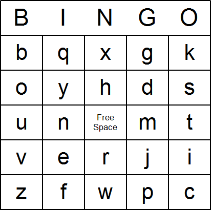 printable alphabet bingo cards