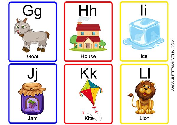 Free Printable English Alphabet Flashcards For Kids
