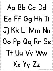 Choose Your Own Alphabet Chart Printable - 1+1+1=1