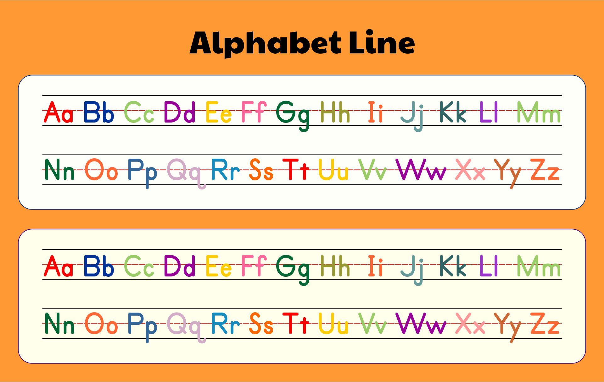 free-alphabet-desk-chart-line-printable-worksheets-library for Cursive Alphabet Strips For Desks Free Printable FREE Alphabet Desk Chart Line Printable - Worksheets Library for Cursive Alphabet Strips For Desks Free Printable