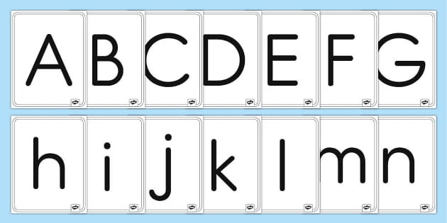FREE! - Alphabet Print Out | Classroom Management | Twinkl USA
