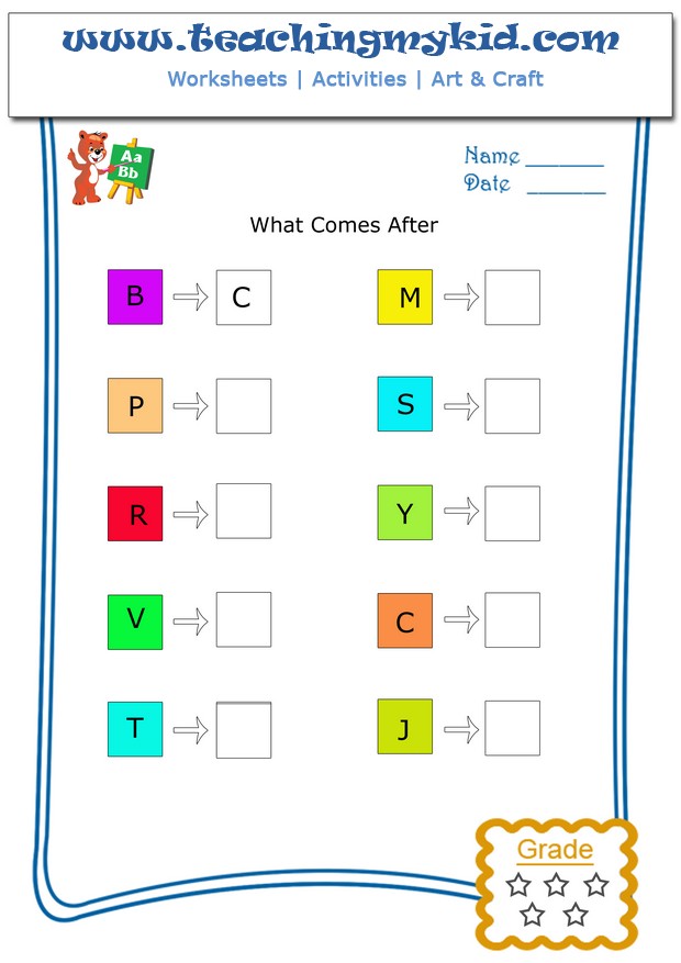 printable alphabet english