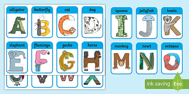 printable alphabet flash cards australia