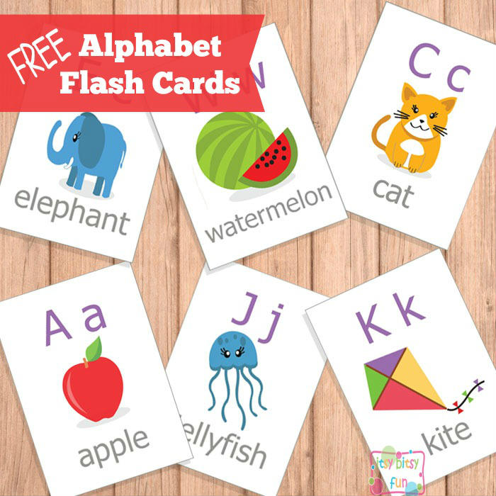 printable alphabet flash cards online