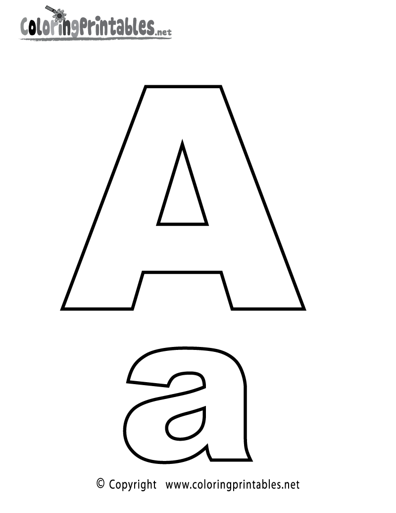 printable alphabet in english