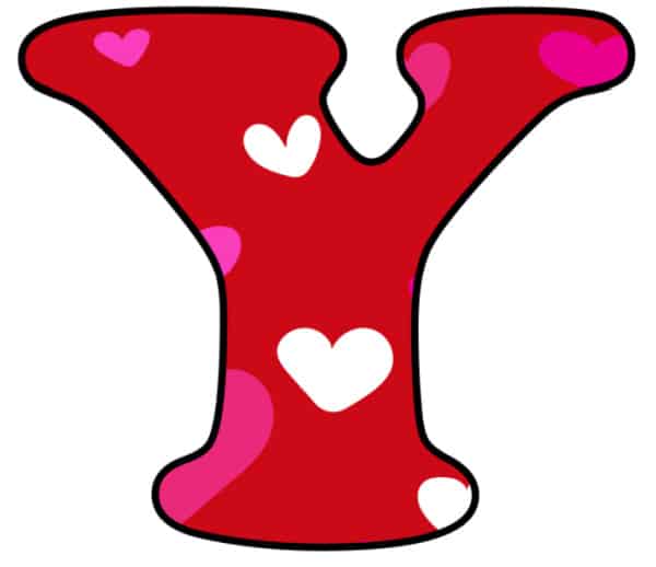 printable alphabet letter y