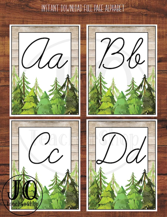 printable alphabet letters for classroom