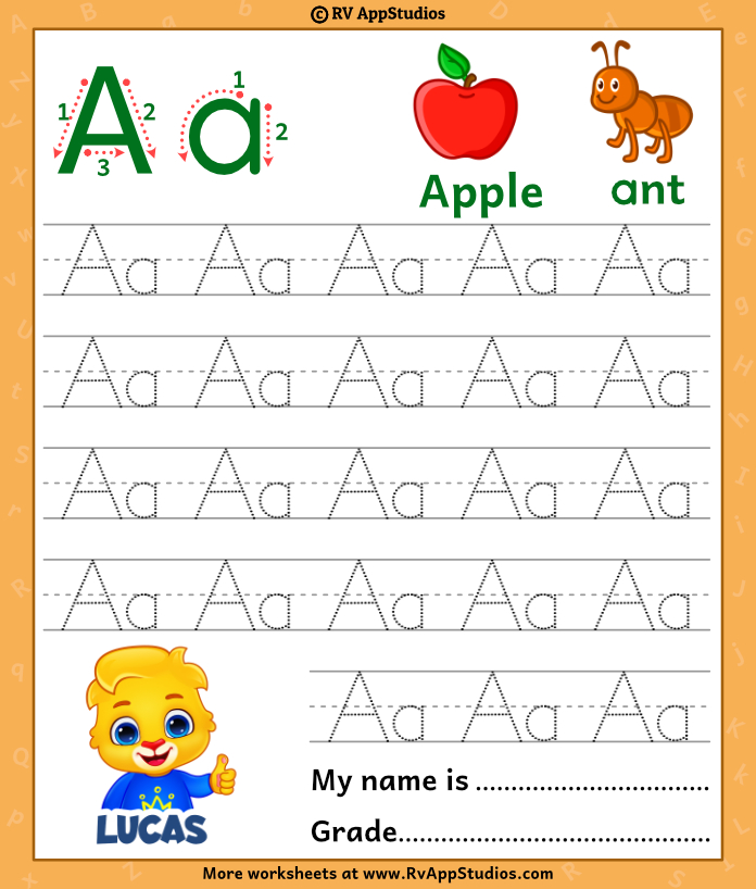 printable alphabet letters for tracing