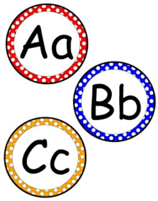 printable alphabet letters for wall