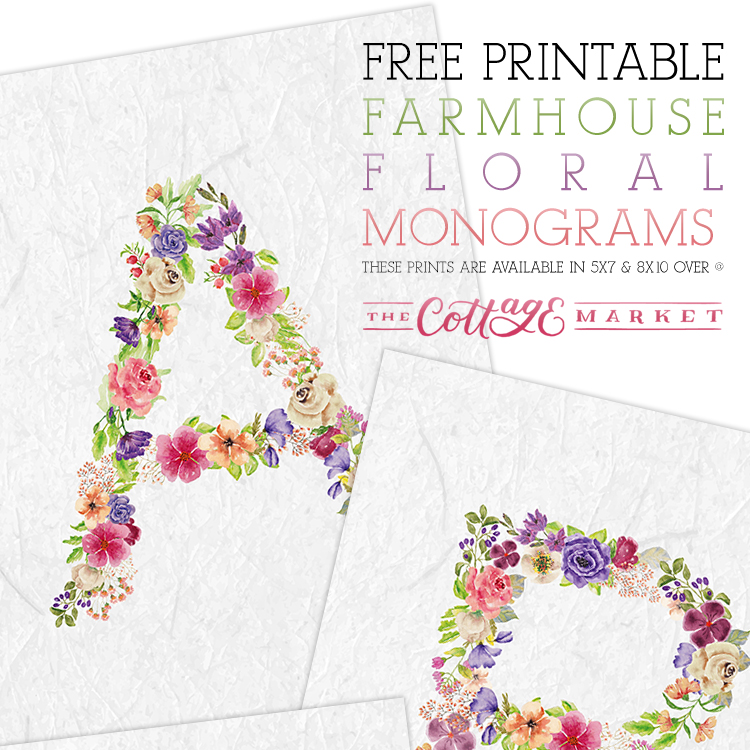 printable alphabet letters with flowers