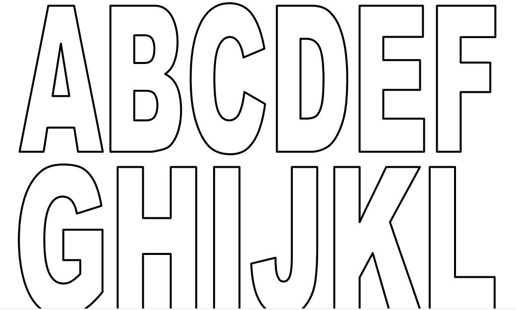 2 Inch Alphabet Letters Template - 10 Free PDF Printables | Printablee