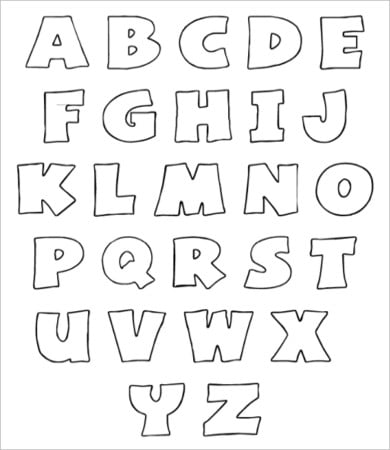 Free Printable Alphabet Letter - 10+ Free PDF, JPEG Format Download