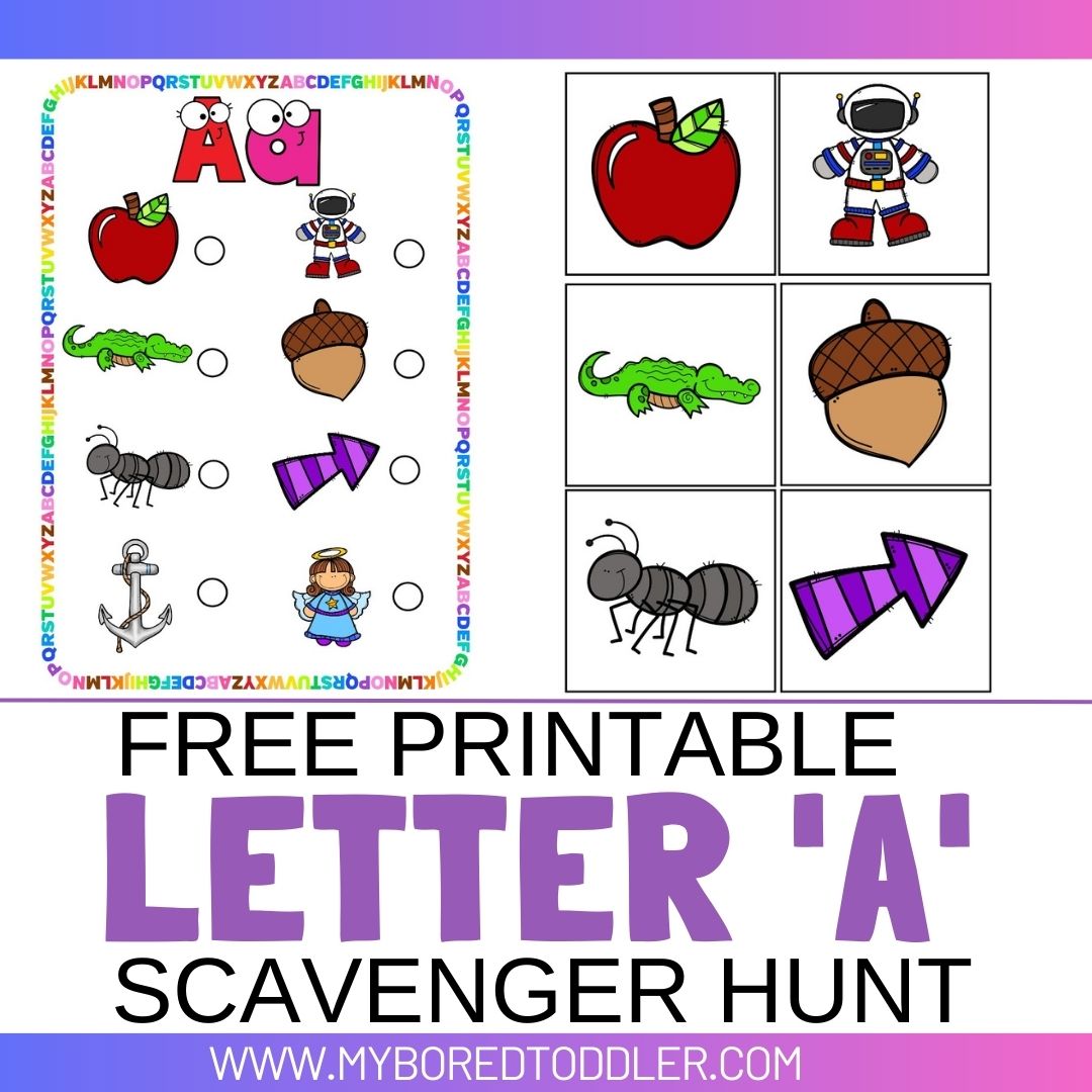 Free Printable Alphabet Scavenger Hunt Download Free Printable 