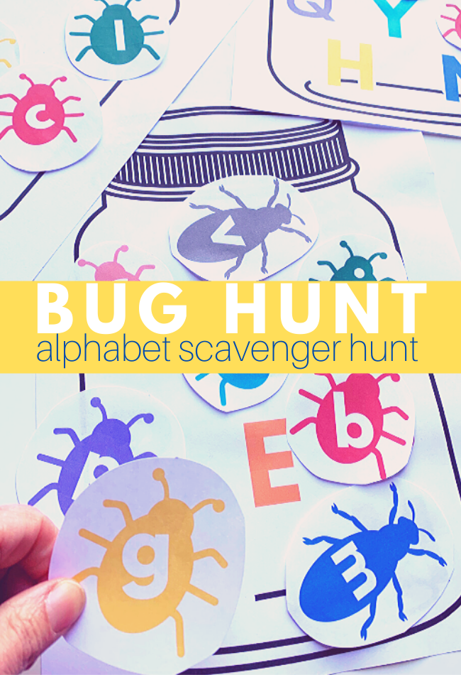 printable alphabet scavenger hunt