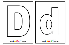 Free Alphabet Letters Printable | Just Family Fun
