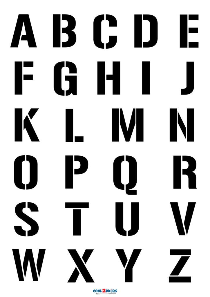 printable alphabet stencils online