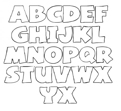printable alphabet stencils