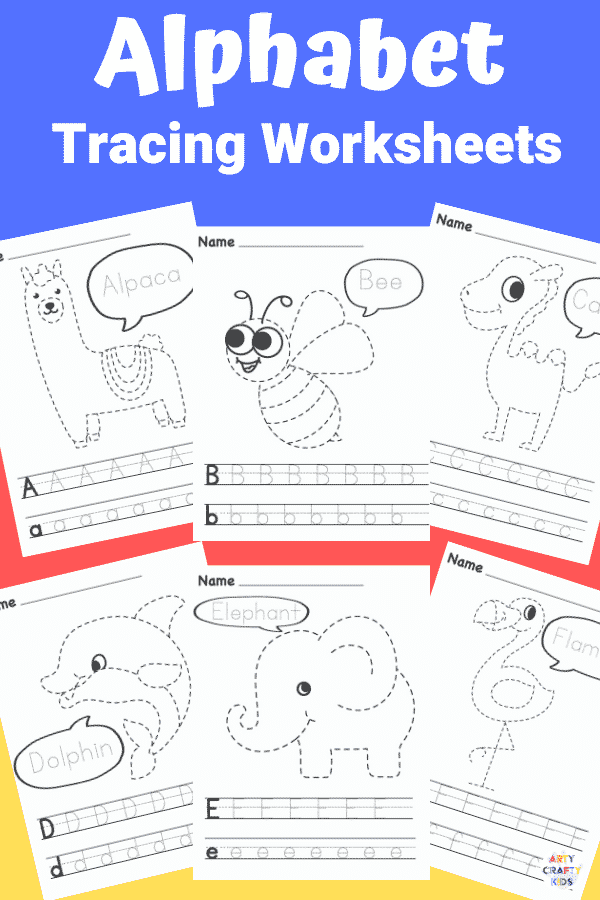 printable alphabet tracing worksheets for preschoolers