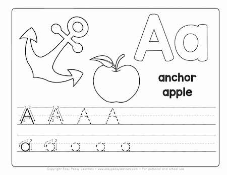 printable alphabet workbook