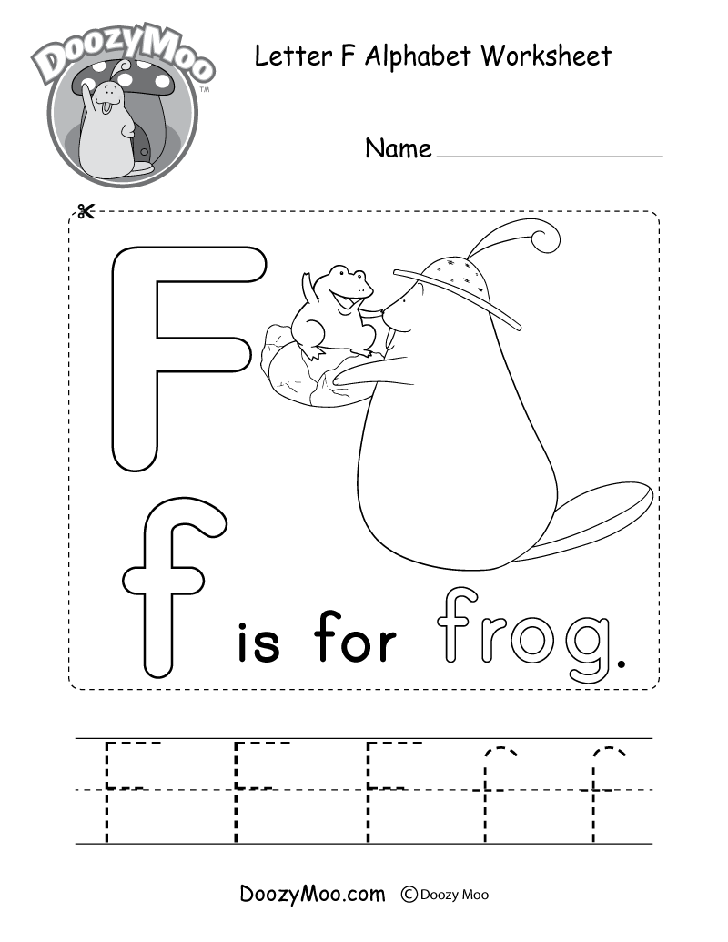Alphabet Worksheets (Free Printables) - Doozy Moo