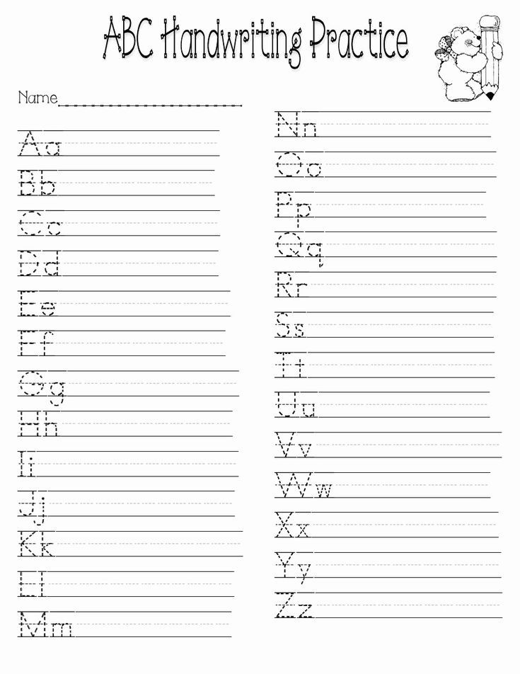 Pin on Kindergarten worksheets | Alphabet writing practice ...