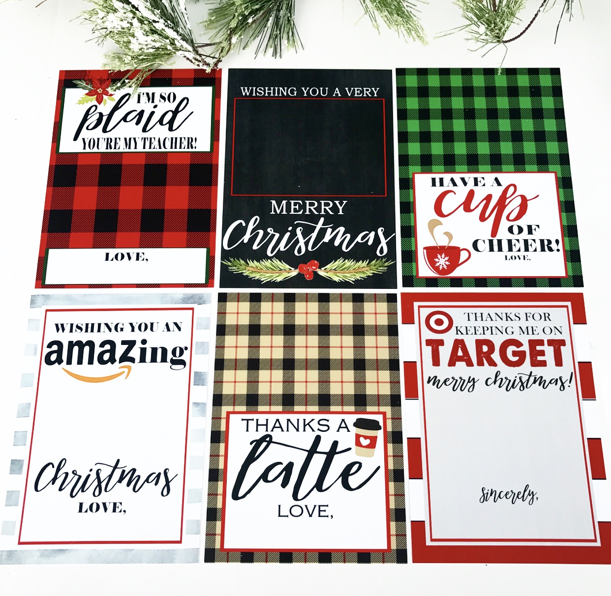 printable amazon gift card holder