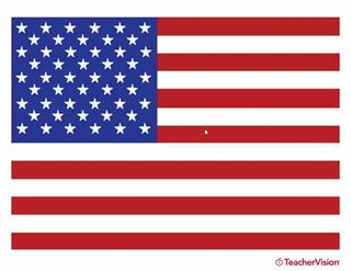 printable american flag for coloring