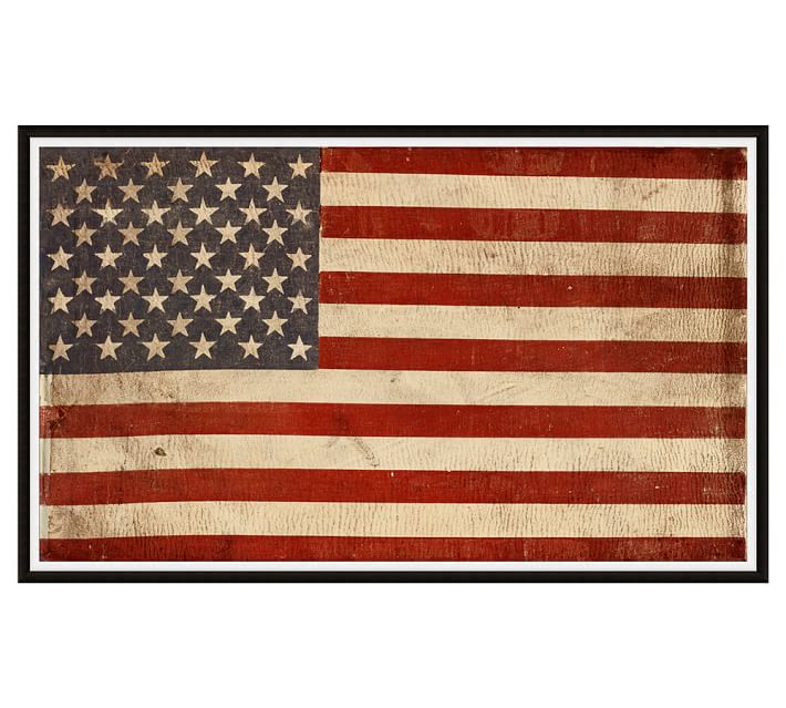 American Flag Framed Print | Pottery Barn