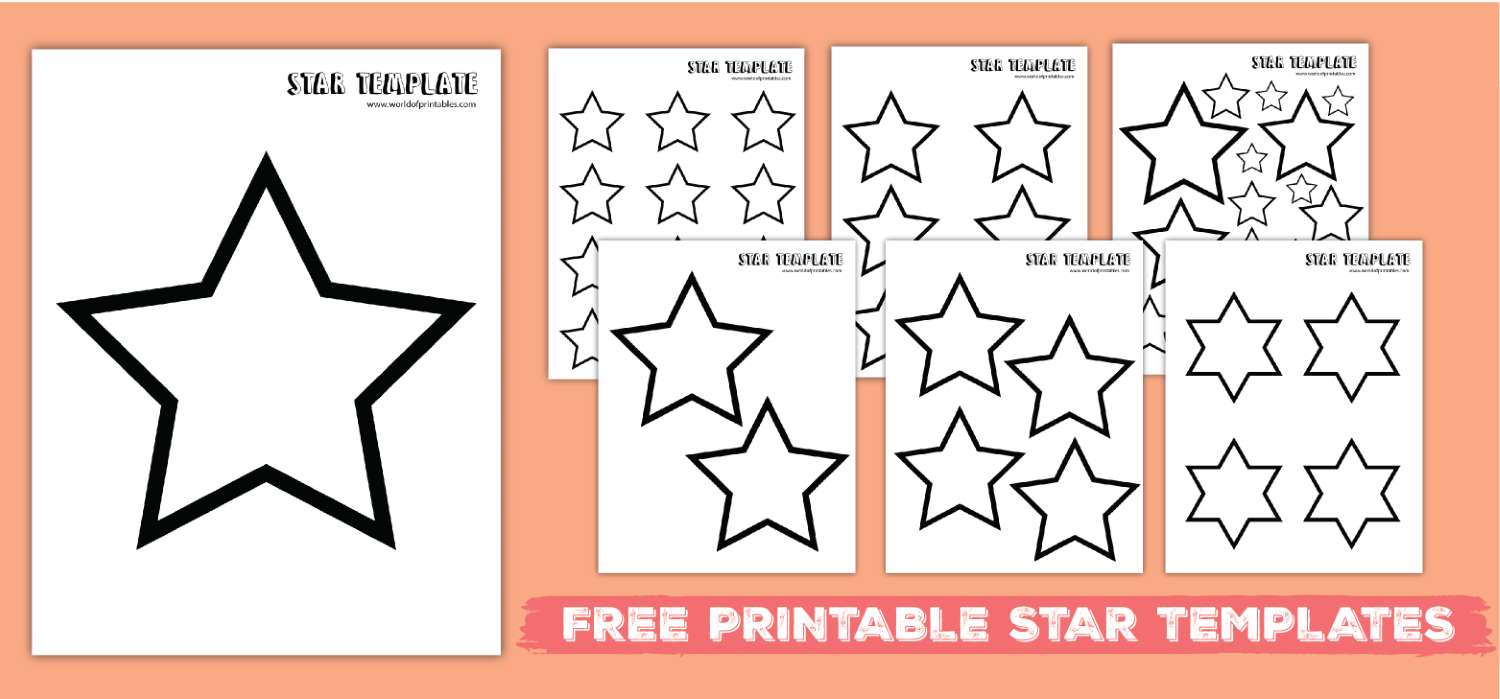 printable american flag star stencil