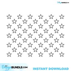American Flag Stars Stencil 8X11 - 10 Free PDF Printables ...