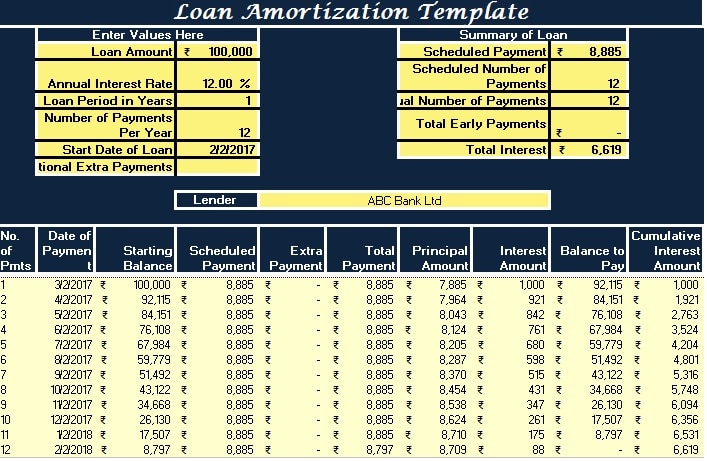 free-loan-amortization-schedule-worksheets-library for Free Printable Loan Amortization Schedule Free Loan Amortization Schedule - Worksheets Library for Free Printable Loan Amortization Schedule