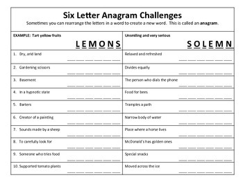 Free Printable Anagram Puzzles Download Free Printable Anagram Puzzles 