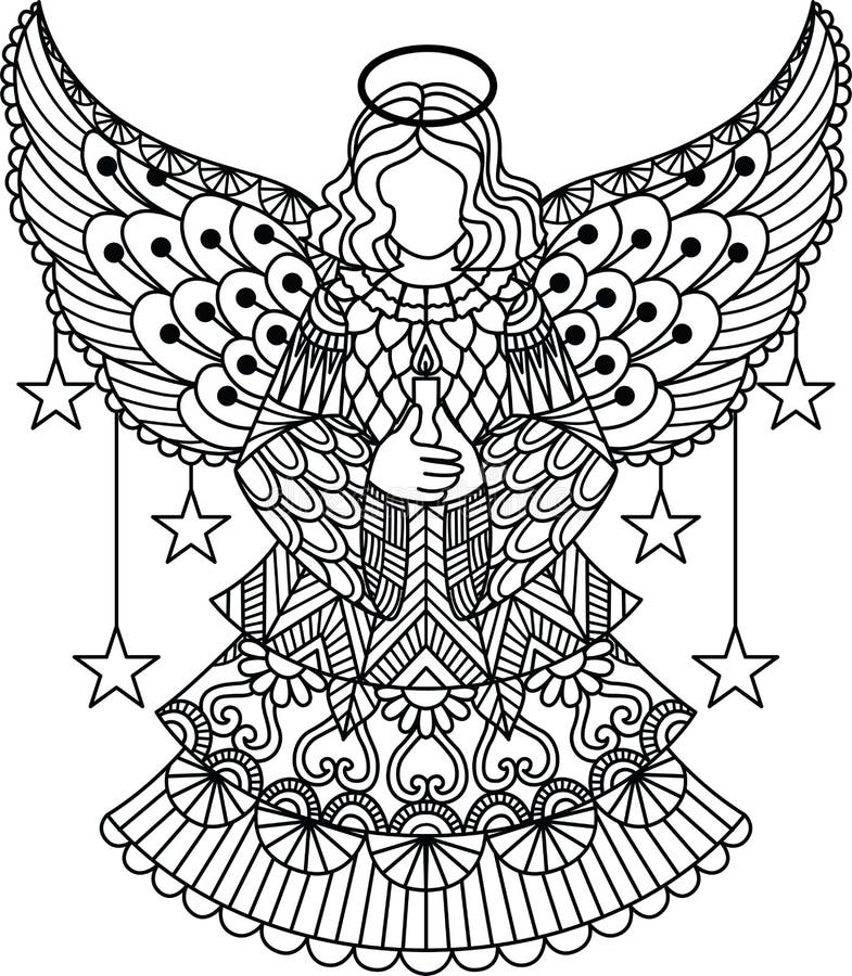 printable angel pictures to color