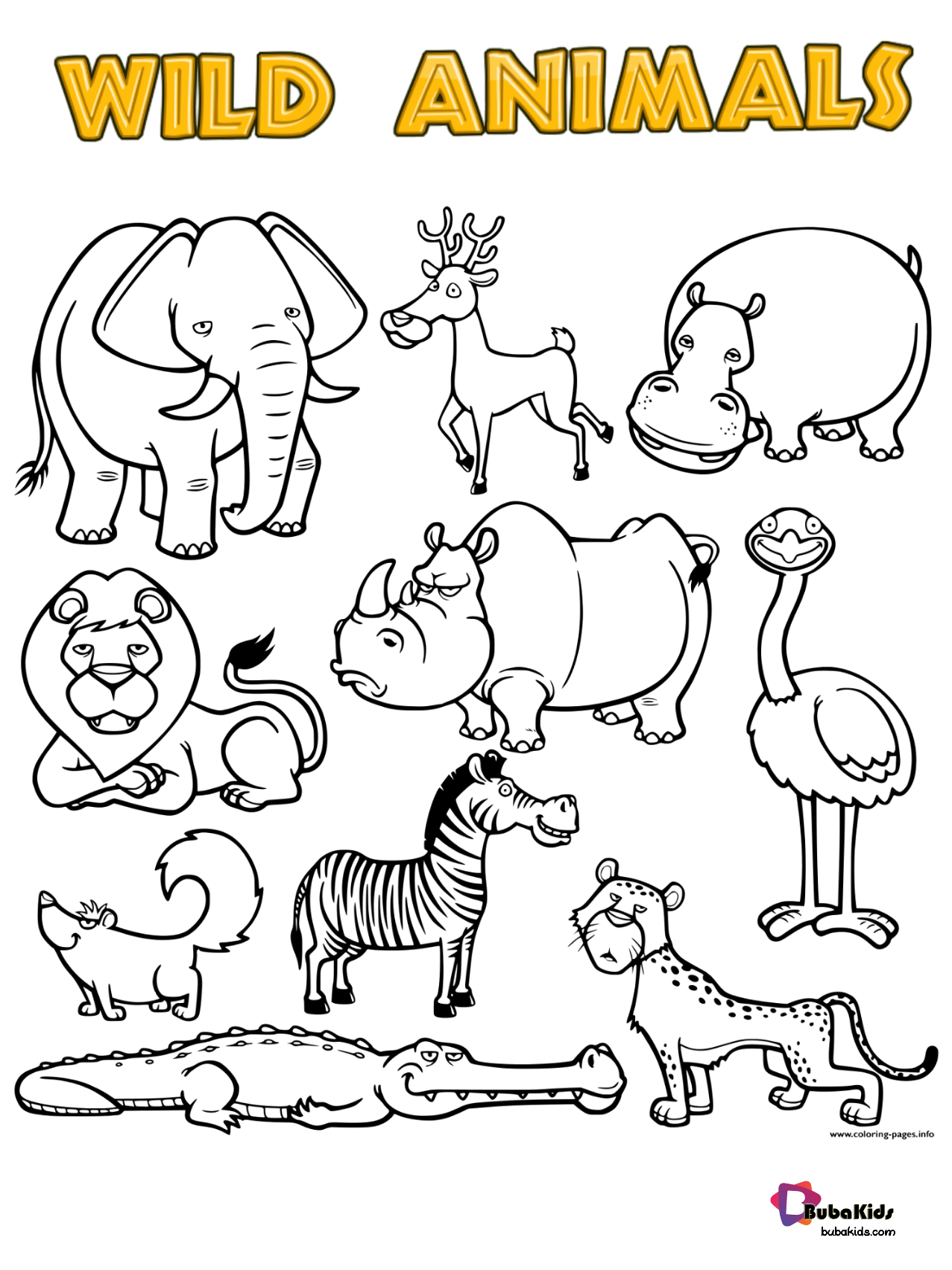 Print Coloring Pages Animals 2025 Print Coloring Pages Animals 2025