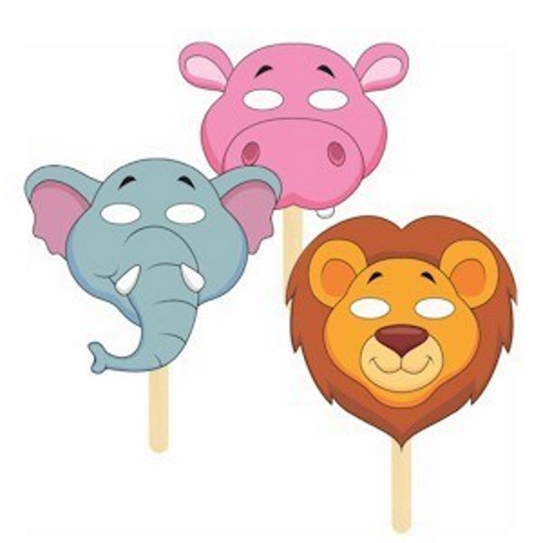 printable animal masks craft