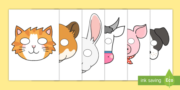 printable animal masks