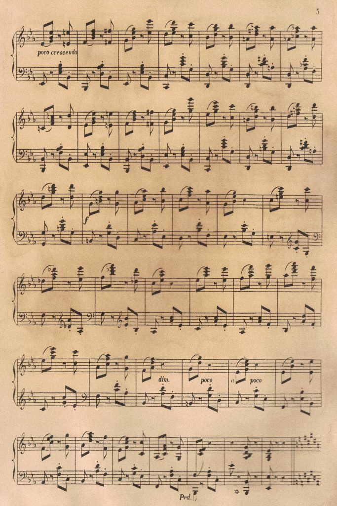 printable antique sheet music